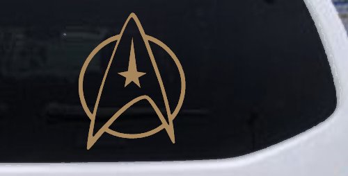Starfleet Symbol Logo Sci Fi Car or Truck Window Decal Sticker