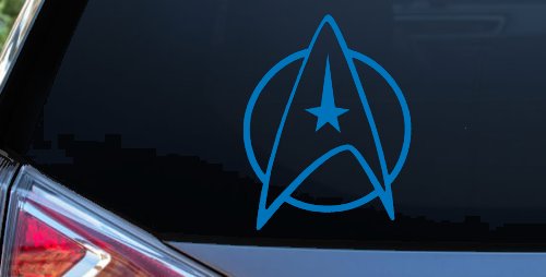 Starfleet Symbol Logo Sci Fi Car or Truck Window Decal Sticker