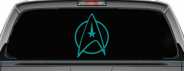 Starfleet Symbol Logo Sci Fi Car or Truck Window Decal Sticker