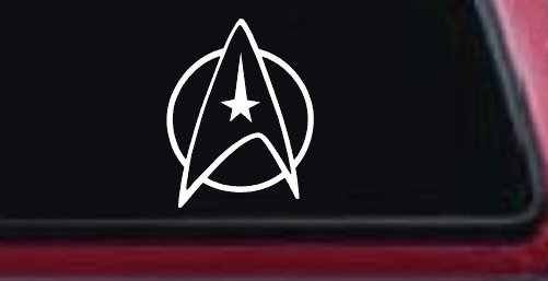 Starfleet Symbol Logo Sci Fi Car or Truck Window Decal Sticker