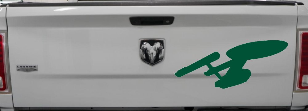 Enterprise Sci Fi Car or Truck Window Decal Sticker