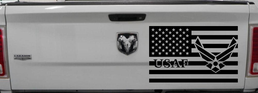 US American Flag Air Force USAF Military Car or Truck Window Decal Sticker