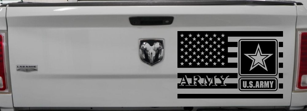US American Flag Army Military Car or Truck Window Decal Sticker