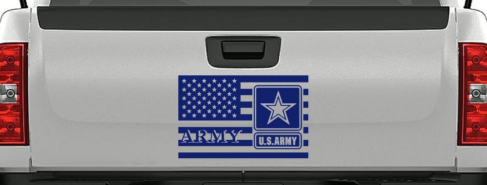 US American Flag Army Military Car or Truck Window Decal Sticker