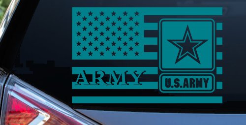 US American Flag Army Military Car or Truck Window Decal Sticker