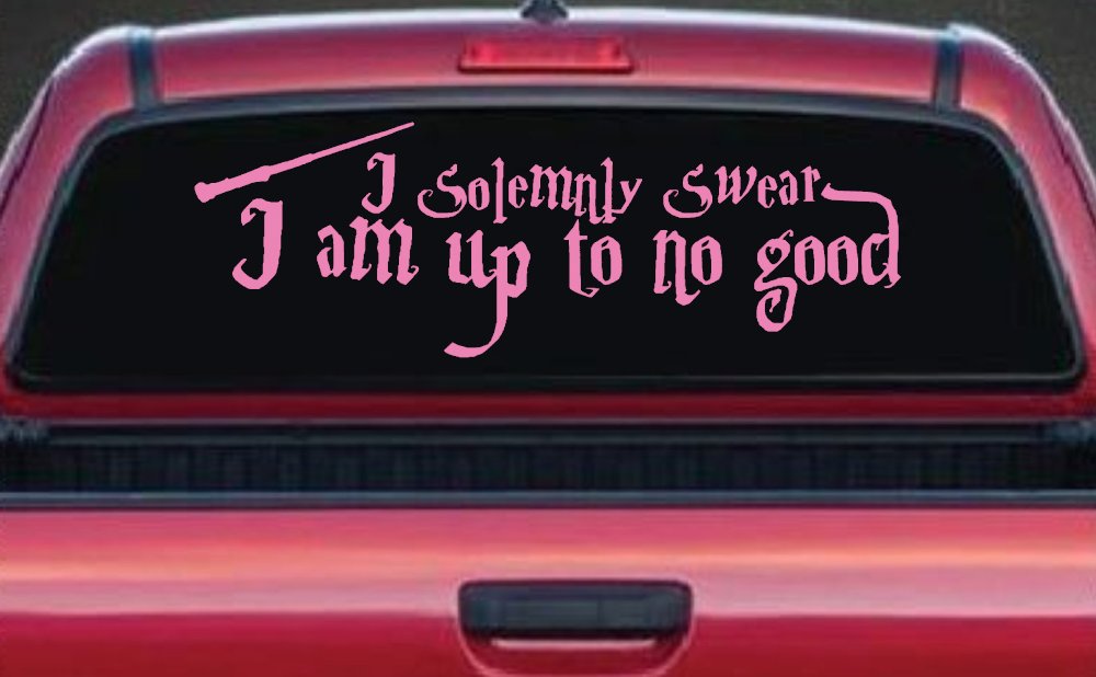 Potter I Solemnly Swear I am up to no Good Sci Fi Car or Truck Window Decal Sticker