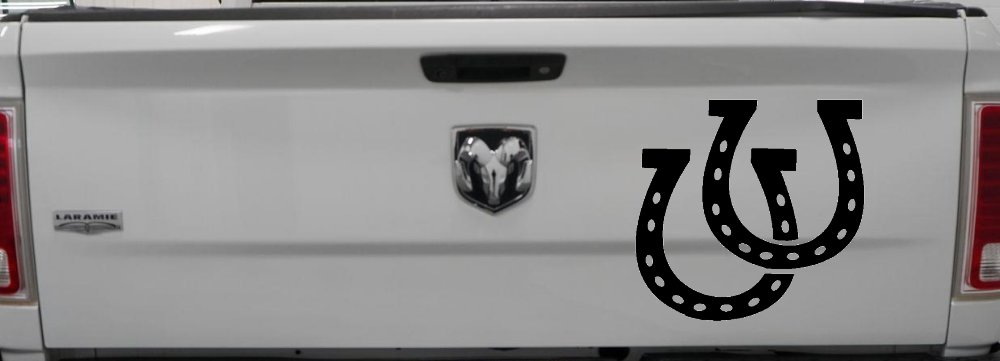 Horseshoes Animals Car or Truck Window Decal Sticker