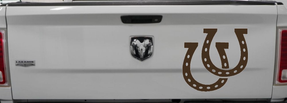 Horseshoes Animals Car or Truck Window Decal Sticker
