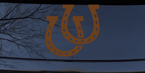 Horseshoes Animals Car or Truck Window Decal Sticker