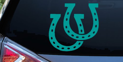 Horseshoes Animals Car or Truck Window Decal Sticker