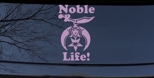 Noble Life Shriner Other Car or Truck Window Decal Sticker