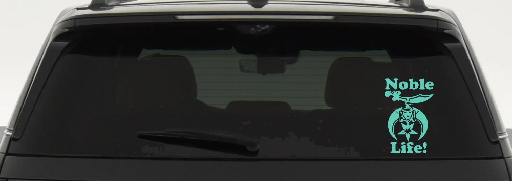 Noble Life Shriner Other Car or Truck Window Decal Sticker