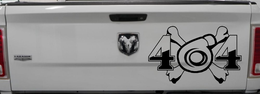 Turbo Blower 4X4 Crossbones Off Road Car or Truck Window Decal Sticker