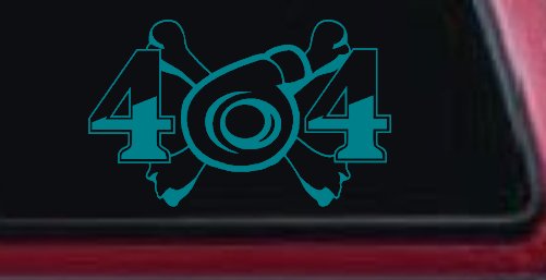 Turbo Blower 4X4 Crossbones Off Road Car or Truck Window Decal Sticker