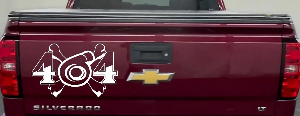 Turbo Blower 4X4 Crossbones Off Road Car or Truck Window Decal Sticker