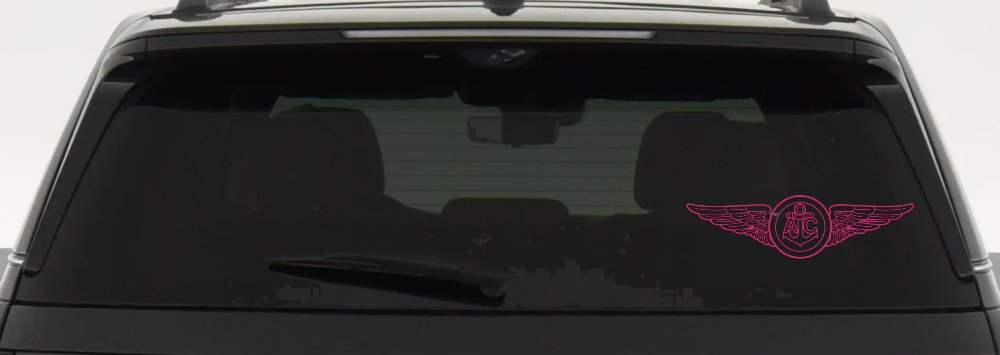 USN Navy Aircrew Wings Military Car or Truck Window Decal Sticker