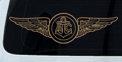 USN Navy Aircrew Wings Military Car or Truck Window Decal Sticker