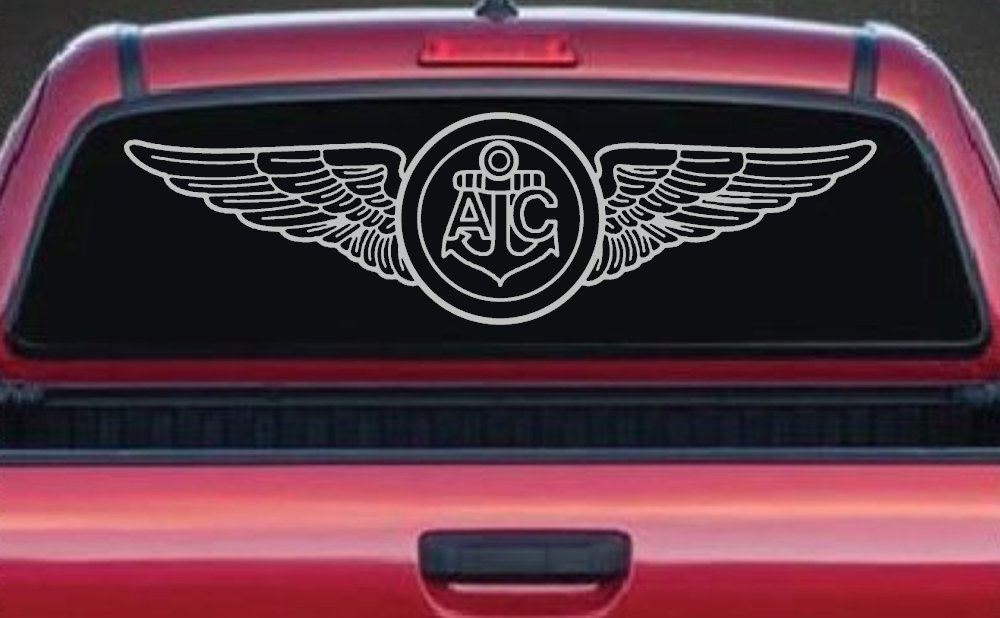 USN Navy Aircrew Wings Military Car or Truck Window Decal Sticker