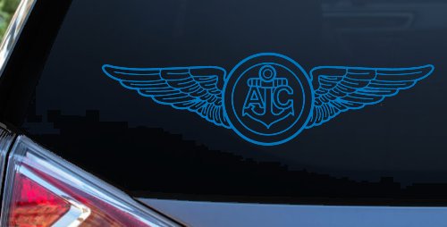 USN Navy Aircrew Wings Military Car or Truck Window Decal Sticker