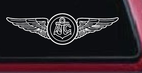 USN Navy Aircrew Wings Military Car or Truck Window Decal Sticker