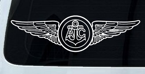 USN Navy Aircrew Wings Military Car or Truck Window Decal Sticker