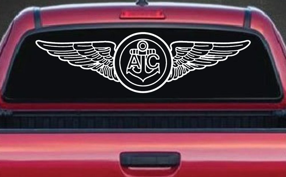 USN Navy Aircrew Wings Military Car or Truck Window Decal Sticker