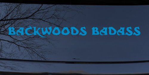 Backwoods Badass Country Car or Truck Window Decal Sticker