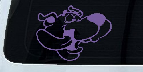 Scooby Doo Tongue Wagging Cartoons Car or Truck Window Decal Sticker (Purple)
