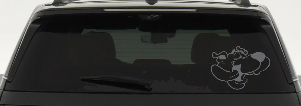 Scooby Doo Tongue Wagging Cartoons Car or Truck Window Decal Sticker