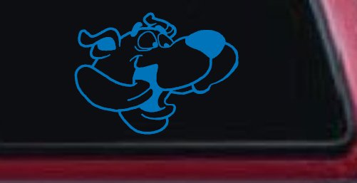 Scooby Doo Tongue Wagging Cartoons Car or Truck Window Decal Sticker