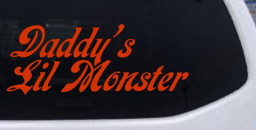 Daddys Lil Monster Sci Fi Car or Truck Window Decal Sticker