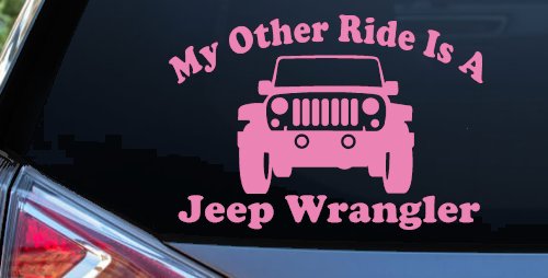 My Other Ride is a Jeep Wrangler Off Road Car or Truck Window Decal Sticker