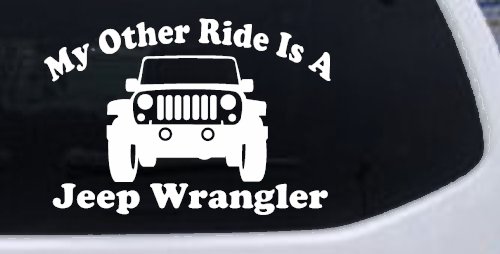 My Other Ride is a Jeep Wrangler Off Road Car or Truck Window Decal Sticker