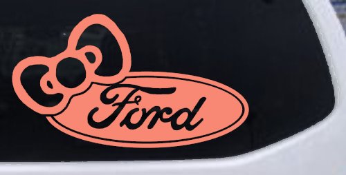 Ford with Bow Moto Sports Car or Truck Window Decal Sticker