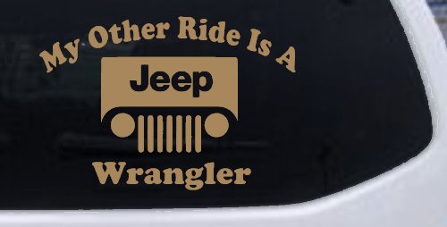 My Other Ride is a Jeep Wrangler Off Road Car or Truck Window Decal Sticker