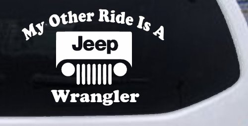 My Other Ride is a Jeep Wrangler Off Road Car or Truck Window Decal Sticker