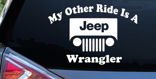 My Other Ride is a Jeep Wrangler Off Road Car or Truck Window Decal Sticker