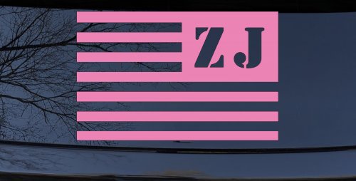 Jeep ZJ American USA Flag Left Off Road Car or Truck Window Decal Sticker