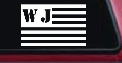 Jeep WJ American USA Flag Right Off Road Car or Truck Window Decal Sticker