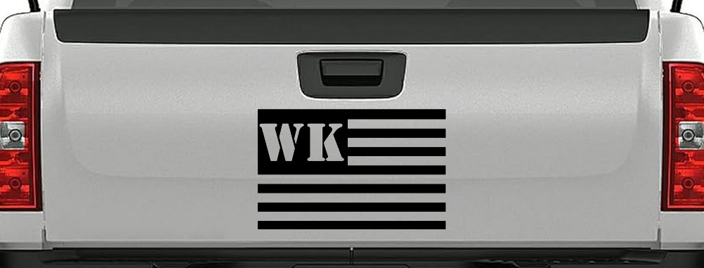 Jeep WK American USA Flag Right Off Road Car or Truck Window Decal Sticker