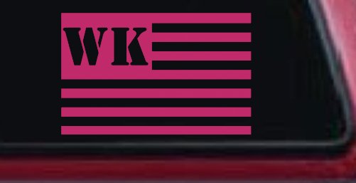 Jeep WK American USA Flag Right Off Road Car or Truck Window Decal Sticker
