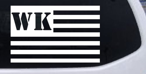 Jeep WK American USA Flag Right Off Road Car or Truck Window Decal Sticker