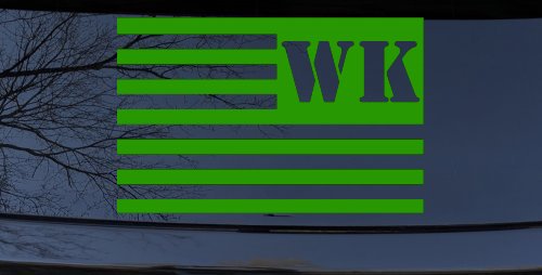 Jeep WK American USA Flag Left Off Road Car or Truck Window Decal Sticker