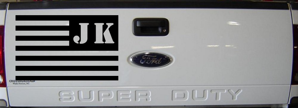 Jeep JK American USA Flag Left Off Road Car or Truck Window Decal Sticker