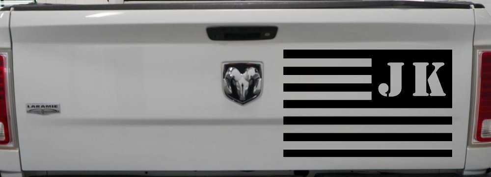 Jeep JK American USA Flag Left Off Road Car or Truck Window Decal Sticker