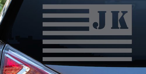 Jeep JK American USA Flag Left Off Road Car or Truck Window Decal Sticker