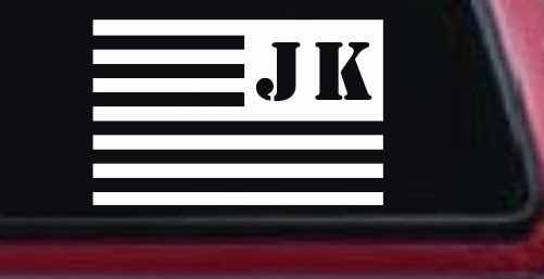 Jeep JK American USA Flag Left Off Road Car or Truck Window Decal Sticker