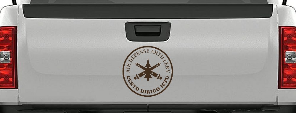 US Army Air Defense Artillery CERTO DIRIGO ICTU Military Car or Truck Window Decal Sticker