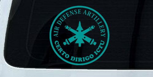US Army Air Defense Artillery CERTO DIRIGO ICTU Military Car or Truck Window Decal Sticker