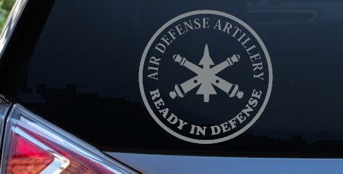 US Army Air Defense Artillery Ready in Defense Military Car or Truck Window Decal Sticker